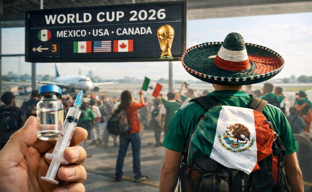 Rumbo al Mundial 2026, CDMX propondrá a FIFA exigir vacuna contra el sarampión a aficionados. Foto: Especial