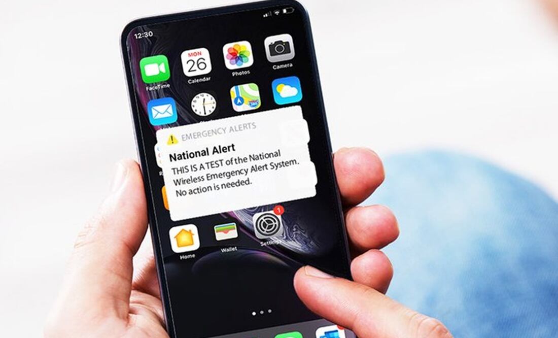 El mensaje de la alerta emitida por FEMA aparecerá en inglés y en español. Foto: Twitter FEMA.