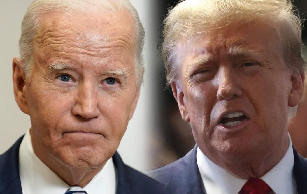 ¿Qué pasaría si Joe Biden o Donald Trump dejaran la carrera presidencial de Estados Unidos? Foto: EFE/AP
