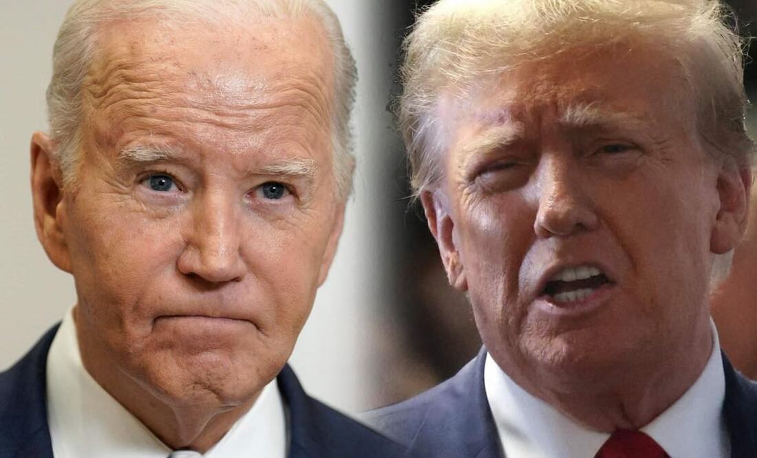 Trump arremete contra Biden: "Provoca un baño de sangre en la frontera" Foto: EFE/AP