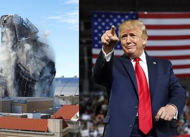 Video. Dinamitan el enorme casino de Trump en Atlantic City