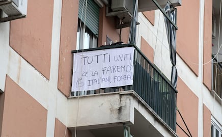 Video. Italianos cantan desde sus ventanas durante cuarentena