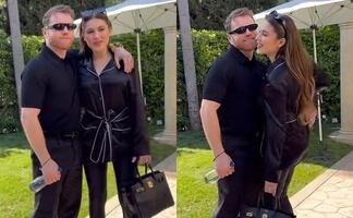 Canelo Álvarez y Fernanda Gómez discuten por una foto y su reacción se vuelve viral. VIDEO