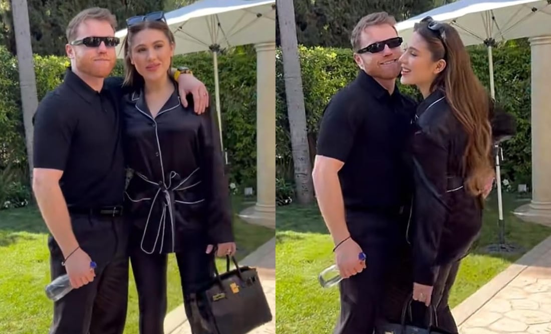Canelo Álvarez y Fernanda Gómez discuten por una foto y su reacción se vuelve viral en redes. Foto: Captura TikTok