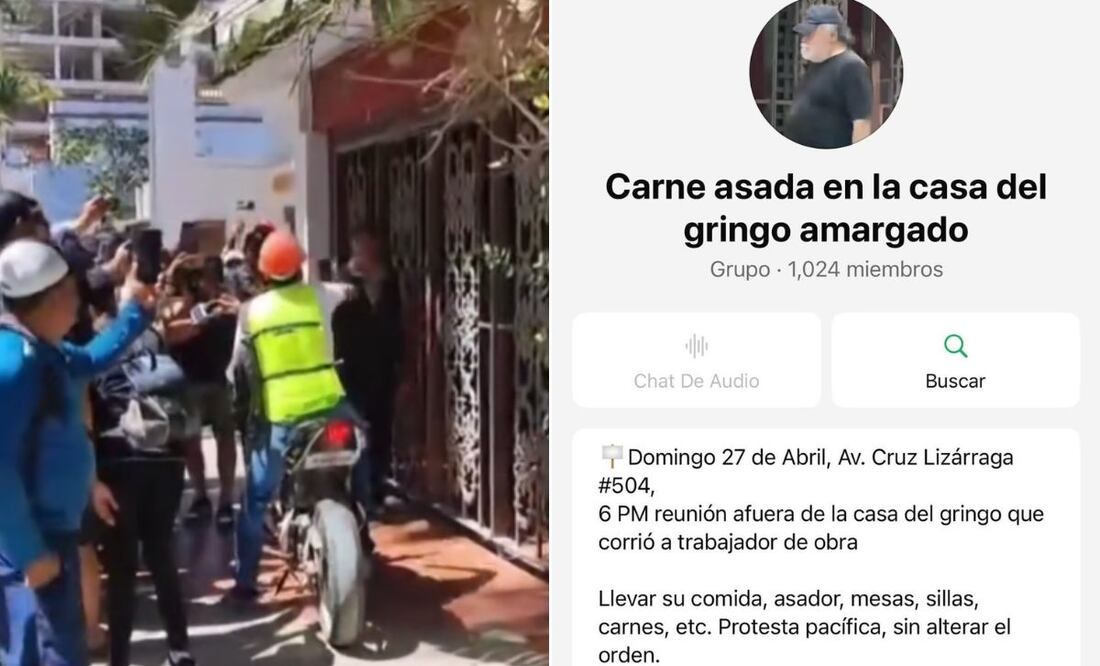 Internautas convocan a otra fiesta afuera de la casa del ‘gringo’ que corrió a trabajador en Sinaloa| Fotos: Tiktok @viajando_por_mexico // redes sociales