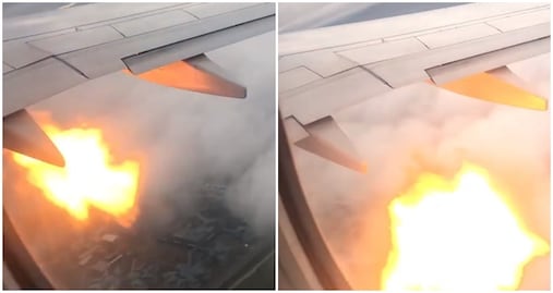 Video. Choque contra pájaro causa pánico en vuelo de Canadá