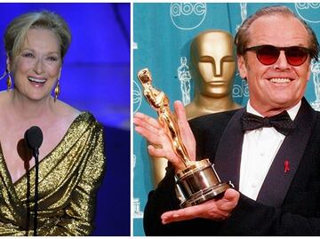 Los actores con más premios Oscar en la historia