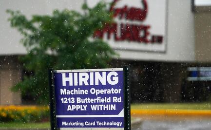 Caen peticiones de ayuda por desempleo en Estados Unidos 