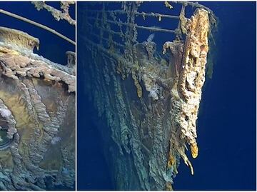 Video. Imágenes inéditas de los restos del Titanic