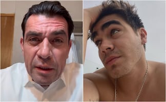 Así luce Santiago, uno de los 6 hijos de Jorge Salinas; "Igualito al galán de su papá", dicen en redes