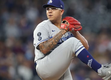 Julio Urías, cerca de hacer historia con los Dodgers
