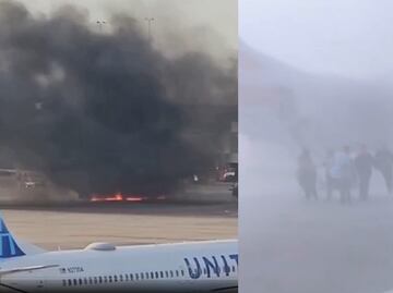Avión de American Airlines se incendia en Denver. Imágenes impactantes de pasajeros desalojando la nave