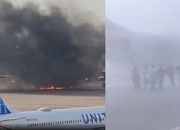 Avión de American Airlines se incendia en Denver. Imágenes impactantes de pasajeros desalojando la nave