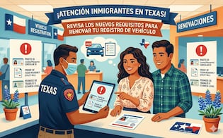 Si eres migrante en Texas, revisa este nuevo requisito para renovar el registro de tu vehículo