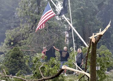 Video. Tormentas eléctricas causan daños en Wisconsin