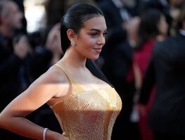 Georgina Rodríguez presume figura y glamour con vestido floral y diamantes