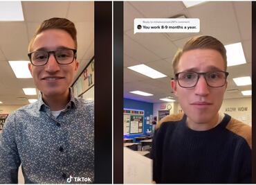 Tiktoker se vuelve viral por revelar los bajos salarios de los maestros en EU