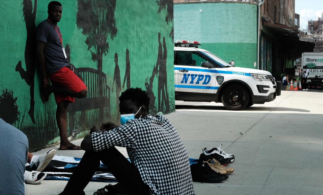 Nueva York busca alojar a migrantes en antigua prisión que albergó al "Chapo" Guzmán y a Jeffrey Epstein. AFP (Photo by SPENCER PLATT / GETTY IMAGES NORTH AMERICA / Getty Images via AFP)