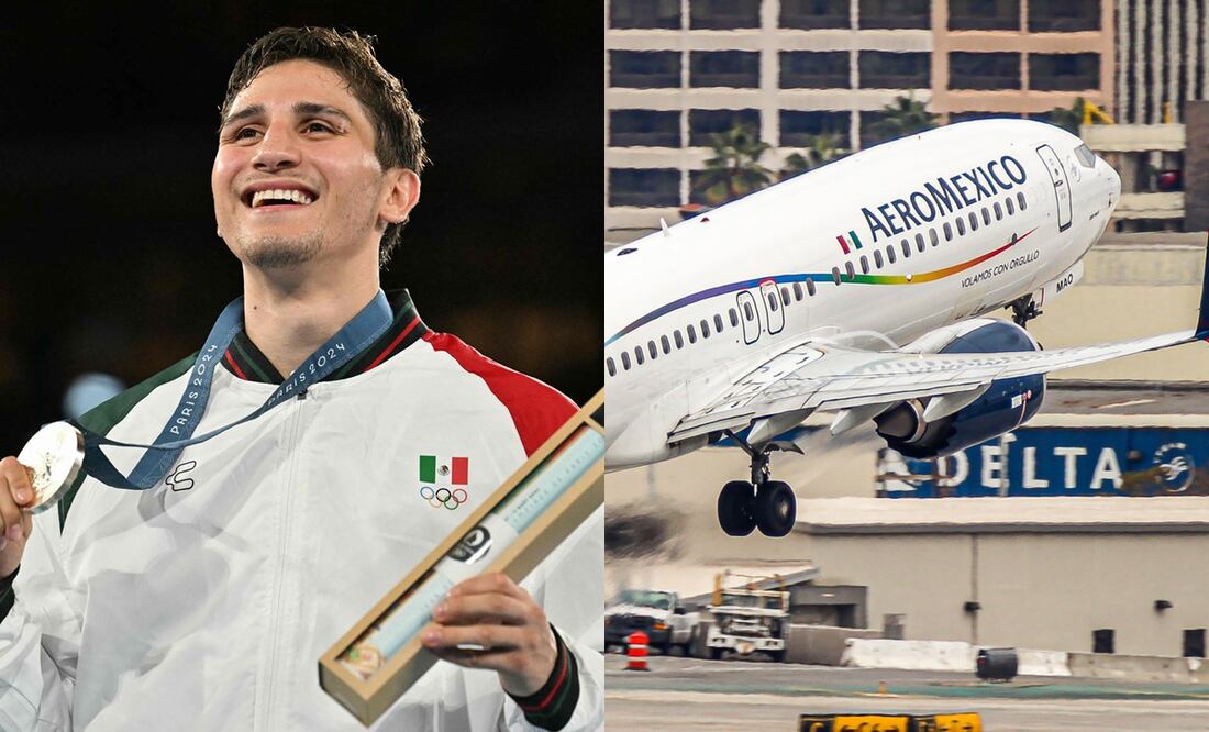 Marco Verde. Aeroméxico le regala premios dobles al medallista olímpico y a su entrenador tras ganar plata en París 2024. Foto: MOHD RASFAN / AFP/ iStock/ Bradley Caslin