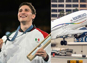 Marco Verde. Aeroméxico le da premios dobles al medallista y a su entrenador tras ganar plata en París 2024