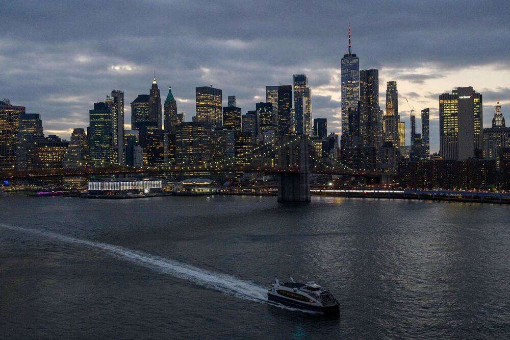 Peso de los rascacielos, uno de los factores que contribuyen al hundimiento de Nueva York. Foto: AFP