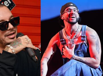 ¿No eran amigos? J Balvin responde a 'tiradera' de Bad Bunny en 'Thunder y Lightning'