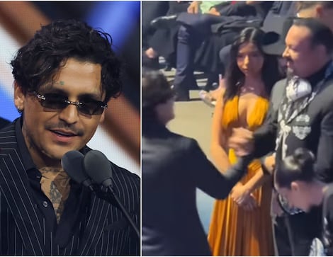 Christian Nodal gana el Grammy al suegro y desaire a Ángela Aguilar enciende las redes: ‘La dejó en ridículo’