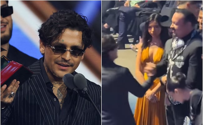 Christian Nodal le gana el Grammy al suegro y su desaire a Ángela Aguilar enciende las redes: ‘La dejó en ridículo’