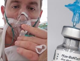 "Me equivoqué"; aplazó su vacunación y ahora suplica desde el hospital