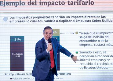 México advierte de la pérdida de 400 mil empleos en Estados Unidos por aranceles de Trump