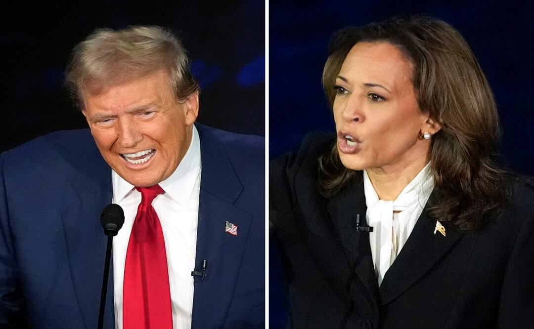 Harris aventaja a Trump por cinco puntos tras el debate, según encuesta. Foto: AP