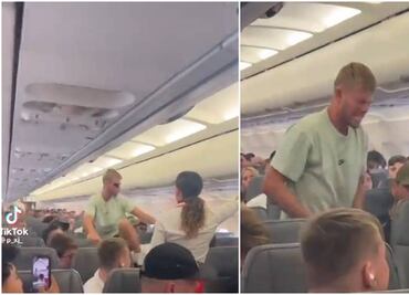 ¿Enloqueció? Pasajero intenta abrir puerta de avión en pleno vuelo