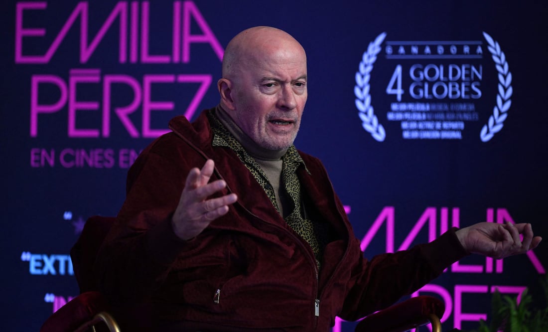 Jacques Audiard, director de Emilia Perez, afirma que el idioma español “es de países pobres y migrantes”. Foto: Raul ARBOLEDA / AFP