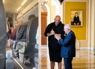 Senador estadounidense retrasa vuelo tras negarse a ponerse el cinturón de seguridad y discutir con el piloto. VIDEO