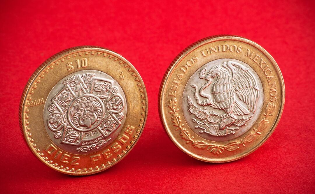 La moneda de $10 nuevos pesos con error que vale hasta $60 mil pesos en internet. Foto: iStock-NadiaCruzova