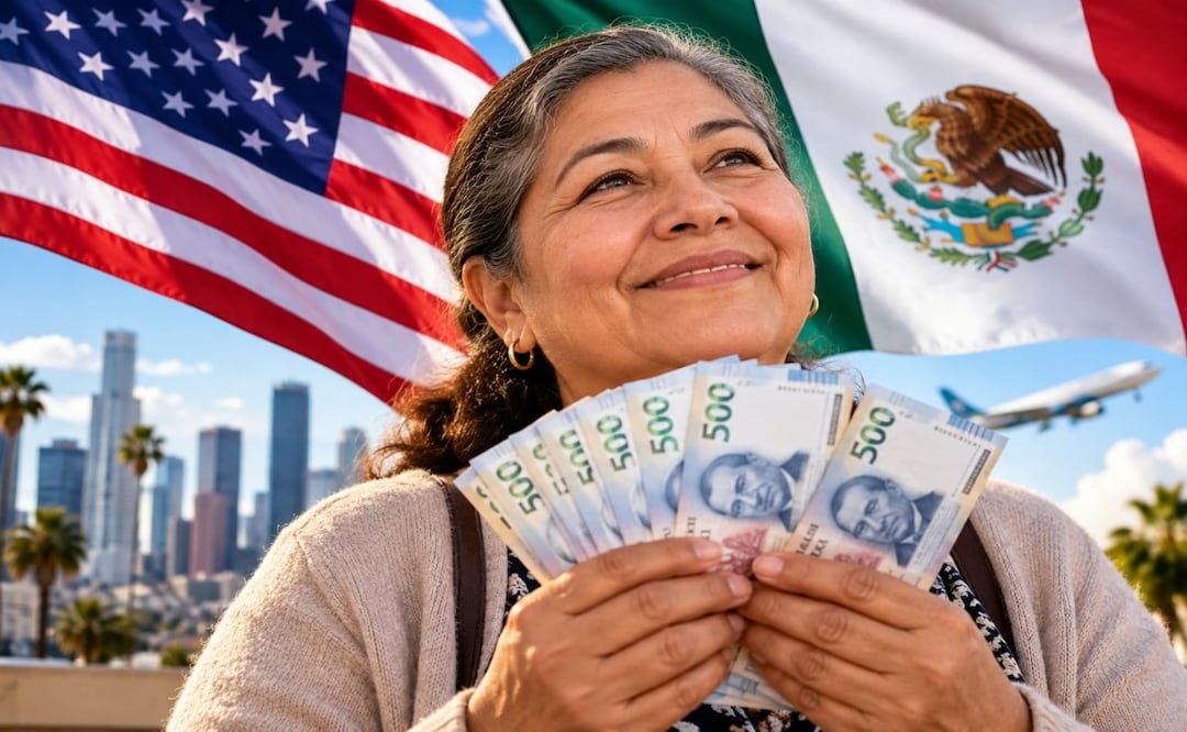 Pensión Mujeres Bienestar: ¿Cómo cobrar los $3,100 pesos si vivo en Estados Unidos? Foto: IA