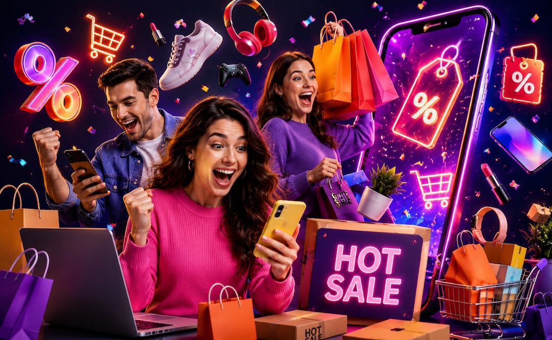 ¿Cuándo empieza el Hot Sale 2026? Estas son las fechas oficiales y tiendas participantes. Foto: IA