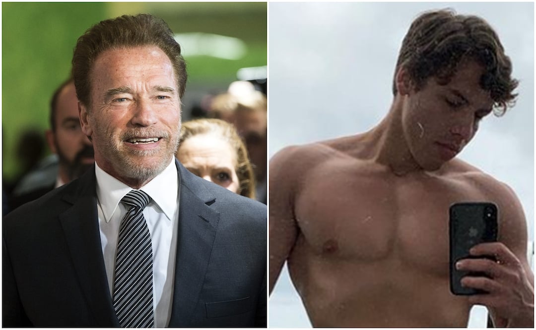 Joseph Baena, el hijo de Arnold Schwarzenegger 'oculto' que sigue sus pasos en el culturismo. Foto: EFE/Instagram