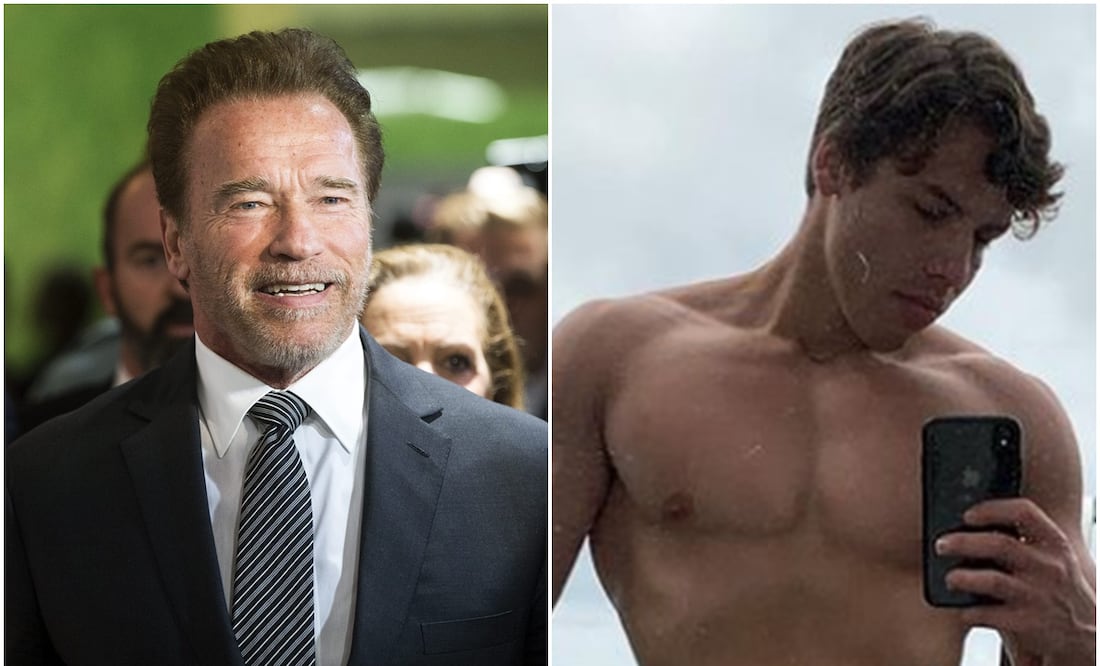 Joseph Baena, el hijo de Arnold Schwarzenegger 'oculto' que sigue sus pasos en el culturismo. Foto: EFE/Instagram
