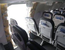 Profesor halla pieza de Boeing 737 MAX 9 en su patio tras desprendimiento durante vuelo de Alaska Airlines
