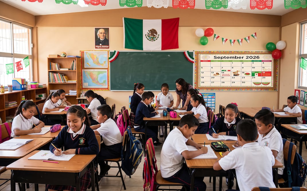 SEP confirma si habrá clases el 15 y 16 de septiembre: ¿hay puente por el Día de la Independencia? Foto: IA