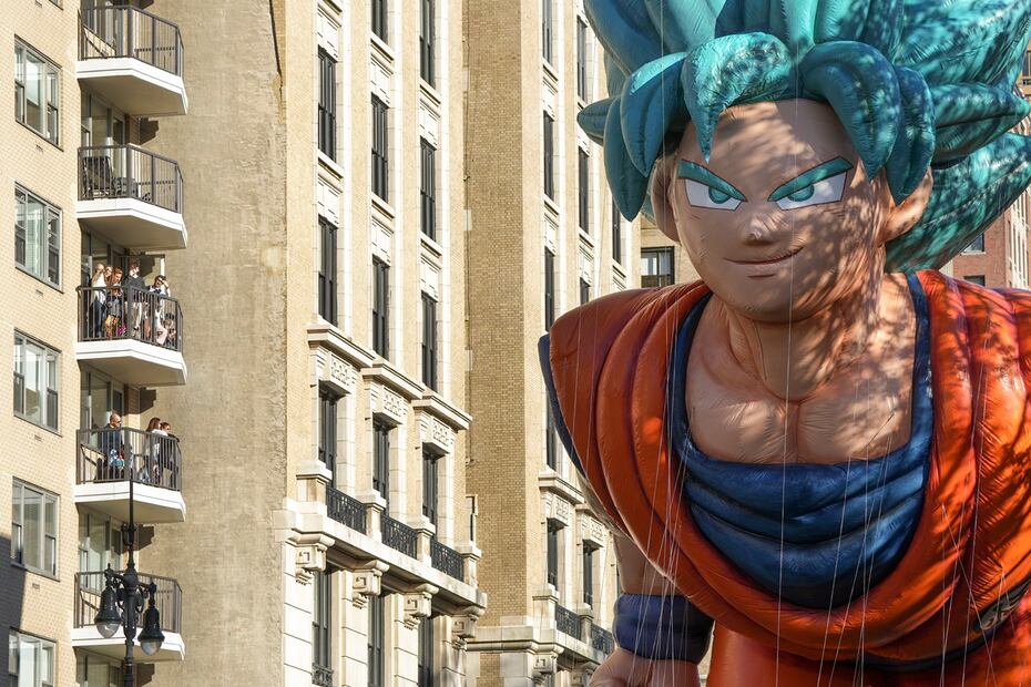 Macy's Thanksgiving Day parade, Thursday, Nov. 23, 2023, in New York. (AP Photo/Jeenah Moon)