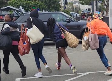 Video. Captan a grupo de mujeres saqueando una farmacia de San Francisco