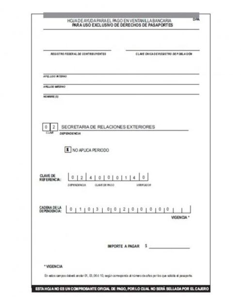 ¿Cómo llenar y descargar el formato de pago de pasaporte?