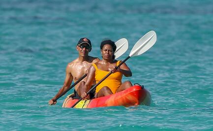 Así captaron a Michelle y Barack Obama de vacaciones en Hawái