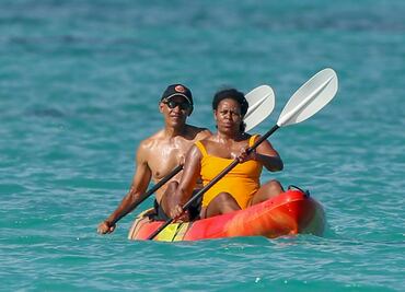 Así captaron a Michelle y Barack Obama de vacaciones en Hawái