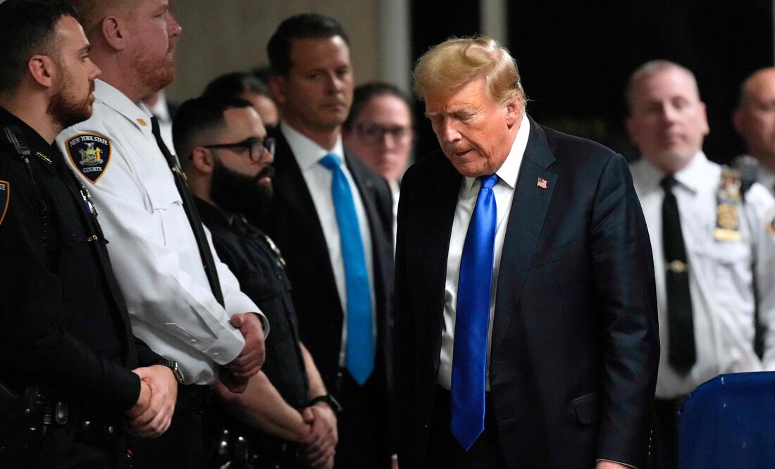 Abogados de Donald Trump piden invalidar el juicio pero juez lo deniega. Foto: AFP