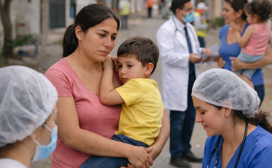 ¿Qué pasa si detectan un caso de sarampión en mi colonia Así se aplica el cerco de vacunaciónñ. Foto: Especial