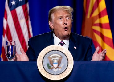 Trump dice que no participará en un debate virtual con Biden