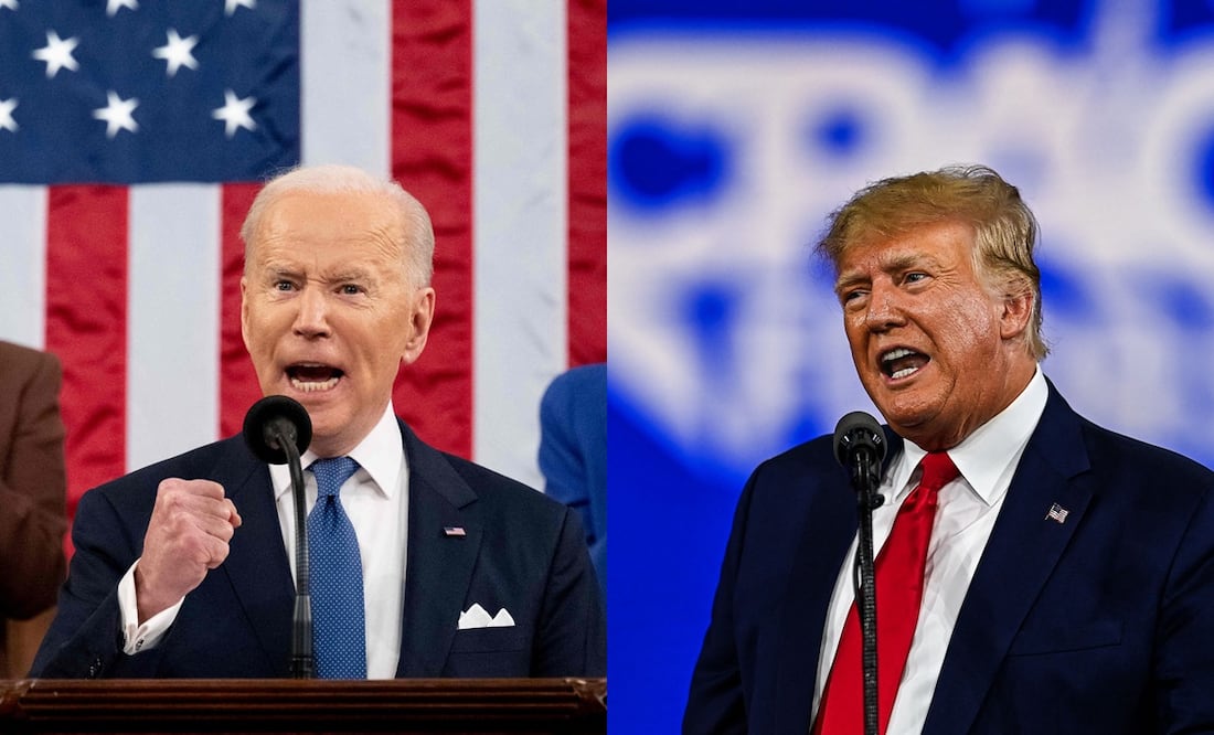 Qué dijo Trump sobre la OTAN que causó la ira de Biden y calificó el comentario de "estúpido" y "vergonzoso". AFP